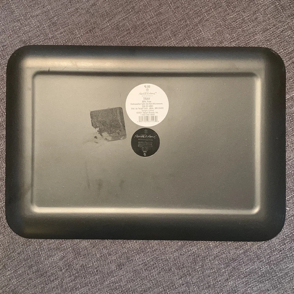 Hearth & Hand Variegated Center Striped Melamine Serve Tray